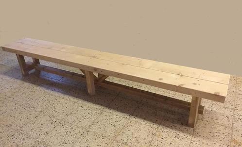Tuinbankjes, bankjes, tuintafels van balken sloophout., Tuin en Terras, Tuinbanken, Nieuw, Hout, Ophalen of Verzenden