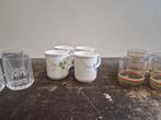 Melamine mokken en plastic glazen  14st totaal, Caravans en Kamperen, Ophalen of Verzenden, Gebruikt