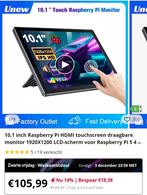 7.0/10.1 inch Touchscreen Monitor, HD, Touchscreen, Nieuw, Generic