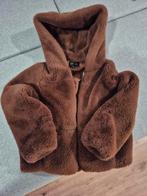 Mooie donkerbruine korte teddy jas maat XS, Ophalen of Verzenden, Zo goed als nieuw, Maat 34 (XS) of kleiner, Bruin