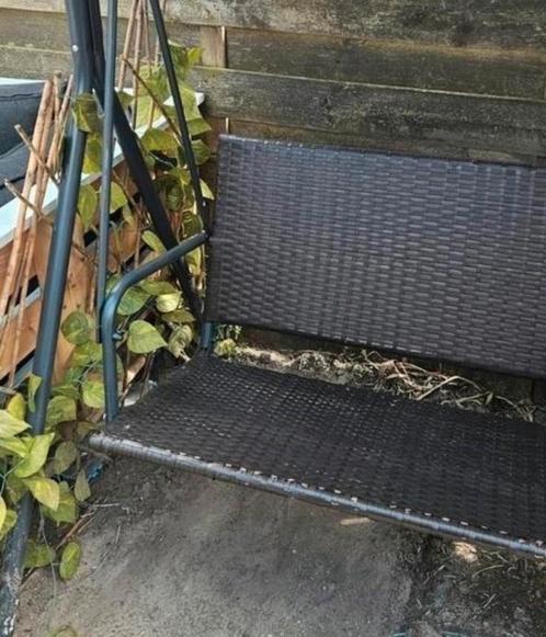 Schommelstoel Schommelbank 2,5 pers. Zo snel mogelijk halen, Tuin en Terras, Tuinbanken, Zo goed als nieuw, Rotan, Schommelbank