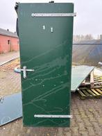 Houten staldeur met raam, ca. 90x213cm, Gebruikt, 80 tot 100 cm, Ophalen of Verzenden, Buitendeur