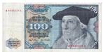 Duitsland 100 Mark 1970 - Johannes Gutenberg, Verzenden, Duitsland, Los biljet