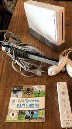 Nintendo Wii + Controllers + Wii Sports, Ophalen, Gebruikt, Met 2 controllers, Met games