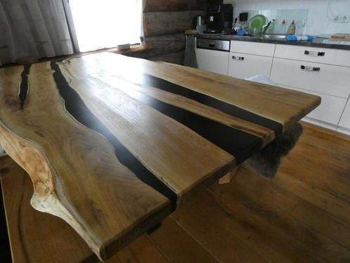 epoxy tafel salontafel bijzettafel hairpins matrix poot indu, Huis en Inrichting, Tafels | Eettafels, Nieuw, Vijf personen of meer