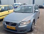 Volvo V50 D2 Drive 115pk Start/stop Leer navi, Auto's, Voorwielaandrijving, Zwart, 4 cilinders, 1290 kg