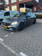 Mercedes c43 AMG performance pakket en panorama dak, Auto's, 1800 kg, Zwart, 390 pk, Alcantara