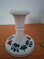 Vintage Kandelaar met Bloemmotief, Ophalen, Overige materialen, Gebruikt, Groen