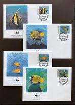 WWF WNF Malediven 1986 FDC Vissen, Postzegels en Munten, Postzegels | Eerstedagenveloppen, Ophalen of Verzenden, Onbeschreven