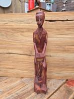 Antieke teak hout Afrikaans beeld houtsnijwerk, Ophalen