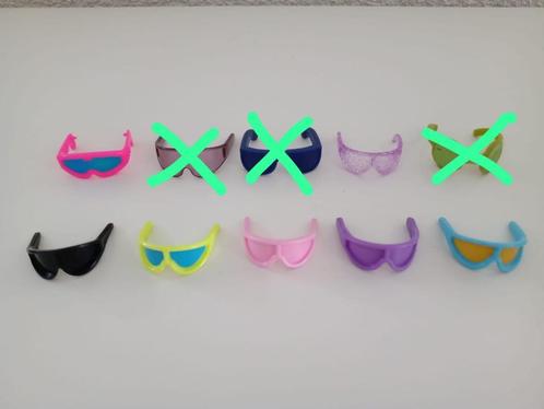 Brilletjes voor (Barbie) Poppen (10 foto's), Verzamelen, Poppen, Gebruikt, Accessoires, Ophalen of Verzenden