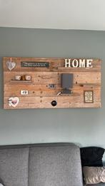 Wandbord steigerhout, Ophalen of Verzenden, Zo goed als nieuw