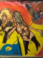 Jaren 70 gemengde techniek, Ophalen of Verzenden