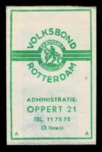 suikerzakje 311 Volksbond Rotterdam Oppert 21, Nederland, Ophalen of Verzenden