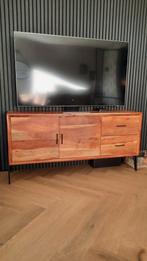 Tv meubel/dressior mangohout, Ophalen, Zo goed als nieuw, 25 tot 50 cm, 100 tot 150 cm