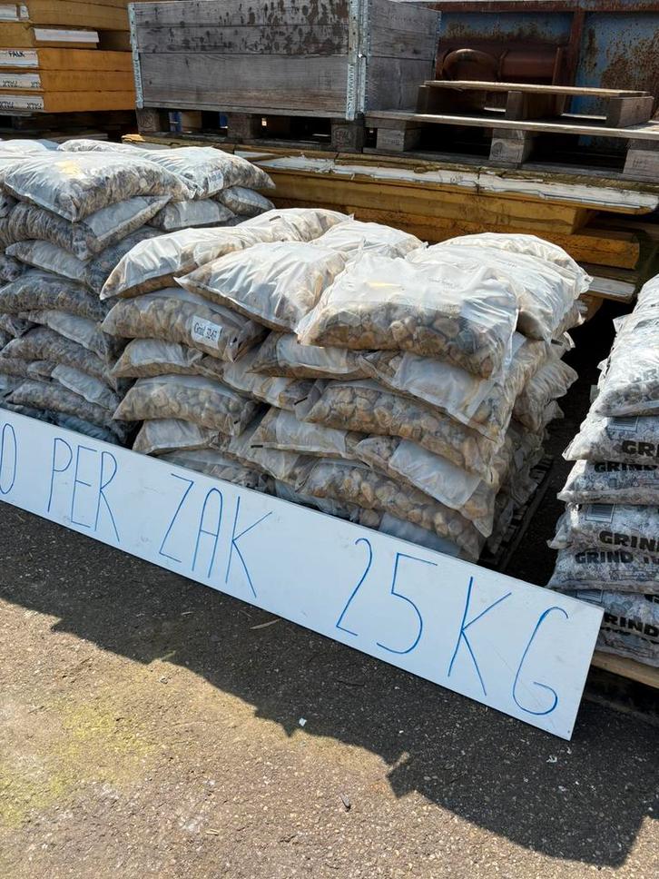UITVERKOOP ZAND EN GRIND ZAKKEN, Tuin en Terras, Zand, Nieuw, Ophalen