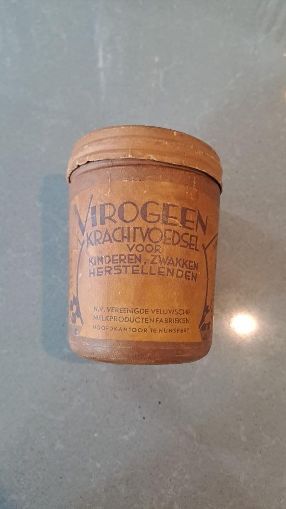 Virogeen doosje krachtvoedsel, Verzamelen, Merken en Reclamevoorwerpen, Gebruikt, Verpakking, Ophalen of Verzenden