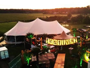 Stretchtent, Sailcloth-tent of tipi-tent huren? beschikbaar voor biedingen
