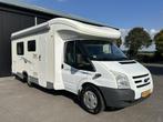 Chausson Flash 12 Queensbeds 140PK 102DKM Zeer netjes, Caravans en Kamperen, Campers, Ringverwarming, Koelkast, Tot en met 3, Luifel