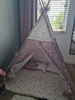 Leuke Tipi Tent - Wit, Roze, Paars met Sterrenprint, Ophalen, Zo goed als nieuw
