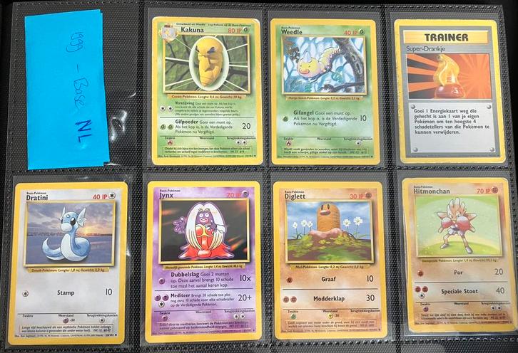 Pokemon VINTAGE verzameling NL 1999 1st edition, Hobby en Vrije tijd, Verzamelkaartspellen | Pokémon, Zo goed als nieuw, Ophalen of Verzenden