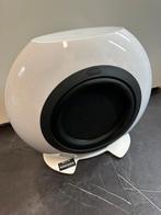 KEF HTB2 SE actieve subwoofer hoogglans wit, Gebruikt, Subwoofer, 120 watt of meer, Ophalen