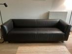 Gelderland 4800 3-zits bank - Donkerbruin leer, Huis en Inrichting, Driepersoons, Ophalen of Verzenden, Zo goed als nieuw, Rechte bank