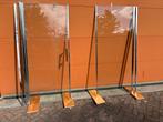 Glazen douchehoek douchecabine 87x87cm, Ophalen, Gebruikt, Chroom, Douche