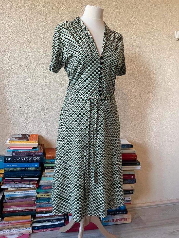 King Louie Emmy jurk xxl, Kleding | Dames, Jurken, Zo goed als nieuw, Maat 46/48 (XL) of groter, Onder de knie, Ophalen of Verzenden