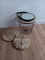 Leuke set mand, spiegel en hangende plank, Ophalen, Zo goed als nieuw