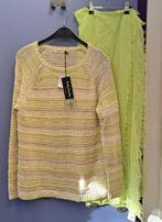 Betty Barclay set : trui + sjaal limegroen beige 38 nr 48028, Maat 38/40 (M), Verzenden, ., Betty Barclay