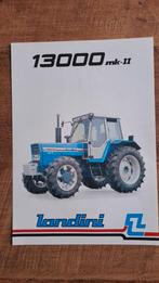 Folder Landini 13000  mk-II trekker, tractor, Ophalen of Verzenden, Zo goed als nieuw, Folder
