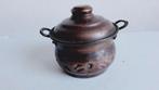 Pannetje, antiek poppenhuis koperen pannetje met deksel, Ophalen of Verzenden