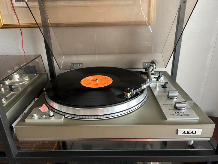 Akai AP-307 full automatic Quartz lock, Audio, Tv en Foto, Platenspelers, Gebruikt, Platenspeler, Akai, Pitch-regelaar, Automatisch