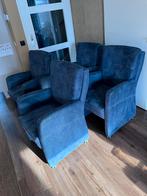4 Eetkamerstoelen - Stof - Gebruikt, Ophalen, Gebruikt, Minder dan 75 cm, Stof