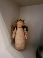 Decoratief engeltje met leer-achtig uiterlijk, Huis en Inrichting, Woonaccessoires | Wanddecoraties, Ophalen of Verzenden