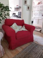 Fauteuil diep 82 cm  breed 1.00 m en hoog 80 cm zithoogte 43, Gebruikt, Eenpersoons, 75 tot 100 cm, Ophalen of Verzenden