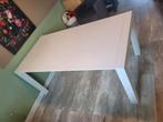 Witte eettafel (uitschuifbaar), Ophalen, Gebruikt, 50 tot 100 cm, 150 tot 200 cm