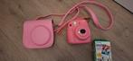 Fujifilm Instax mini 9 met hoesje en mini instant film 20stu, Ophalen of Verzenden, Zo goed als nieuw, Polaroid, Fuji
