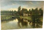 Schilderij op hout h. Kuiper 1936, Ophalen of Verzenden