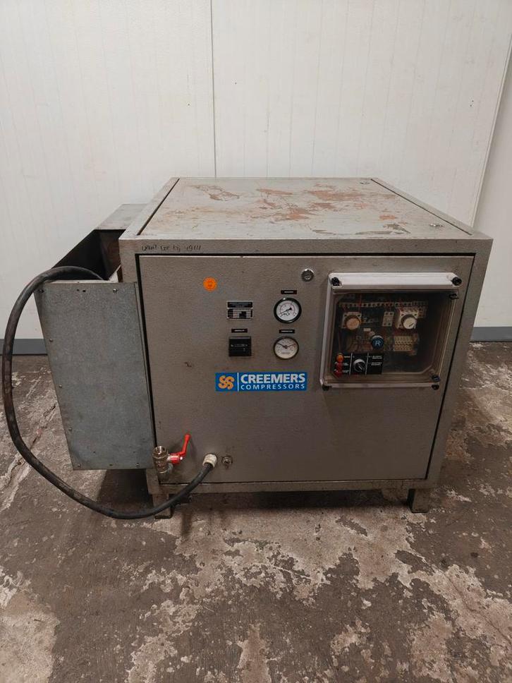 Creemers compressor 15Kw 2000L/min, Doe-het-zelf en Verbouw, Compressors, Gebruikt, 6 tot 10 bar, 100 liter of meer, 800 liter/min of meer