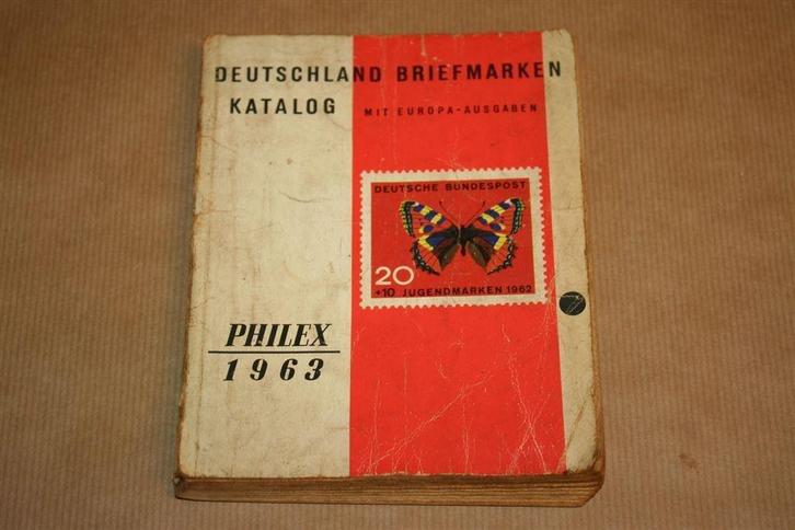 Boek. Philex 1963. Postzegelcatalogus Duitsland., Postzegels en Munten, Postzegels | Toebehoren, Catalogus, Ophalen of Verzenden