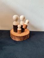 Pegdoll Familie - Handgeschilderde Houten Poppetjes, Ophalen of Verzenden, Nieuw, Wanddecoratie