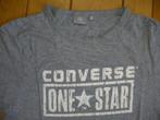 CONVERSE t- shirt grijs maat S - zgan -, Kleding | Heren, T-shirts, Converse All Star, Maat 46 (S) of kleiner, Grijs, Ophalen of Verzenden