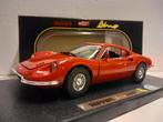 Ferrari Dino 246 GT rood 1972 Anson metal 1:18 KRD, Ophalen of Verzenden, Zo goed als nieuw, Auto, Anson