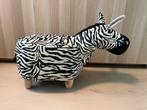Zebra Kruk / Poef van Kwantum, Ophalen of Verzenden, Zo goed als nieuw, Minder dan 50 cm, Minder dan 50 cm