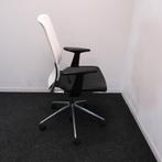 Vitra Meda Chair - Bureaustoel - Zwart leder zitting, Gebruikt, -, Wit, -