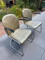Gispen R413 2 stuks, Huis en Inrichting, Stoelen, Ophalen, Gebruikt, Twee, Metaal