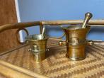 Te koop: antieke koperen vijzels, Antiek en Kunst, Ophalen, Koper