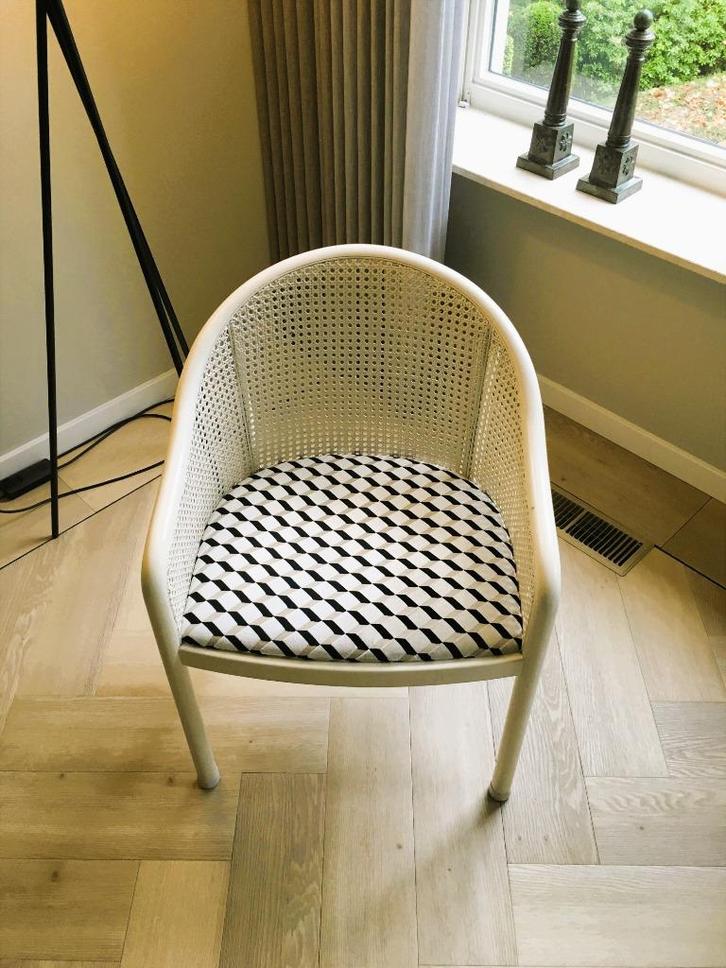 Thonet Eetkamerstoelen, Huis en Inrichting, Stoelen, Gebruikt, Vier, Hout, Wit, Ophalen